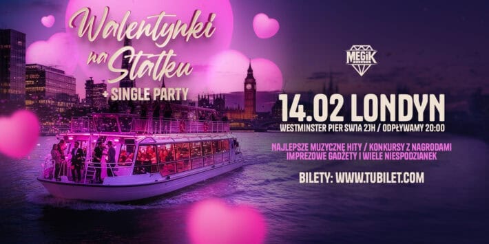 Walentynki na Statku + Single Party